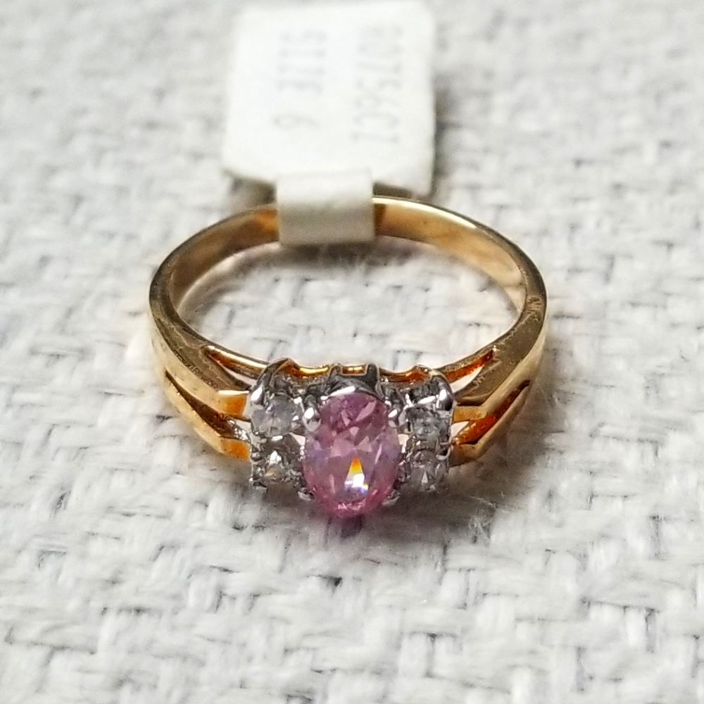 18kg gold electroplated ring